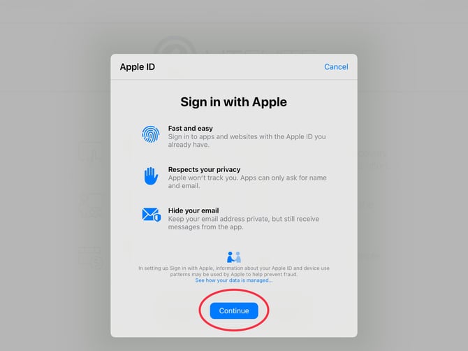 Issue - Sign in with Apple 01