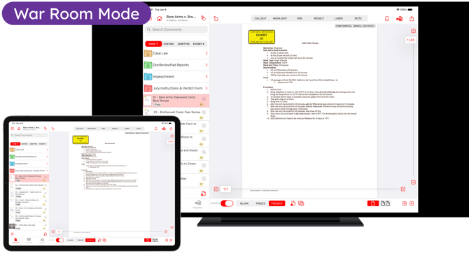 War Room Mode - Example